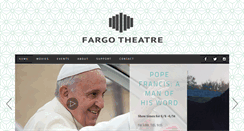 Desktop Screenshot of fargotheatre.org
