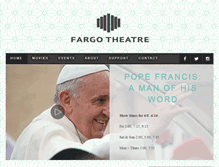 Tablet Screenshot of fargotheatre.org